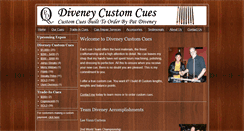 Desktop Screenshot of diveneycue.com