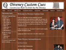 Tablet Screenshot of diveneycue.com